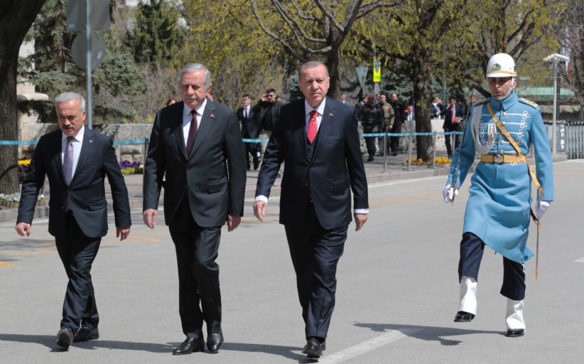 23 Nisan 2019 TBMM nin 99. Kuruluş Yılı Törenleri Sn Cumhurbaşkanımızı Karşılama