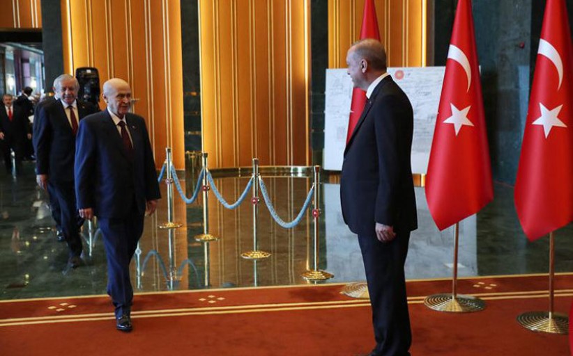 Cumhuriyetin Kuruluşunun 96. Yılı Cumhurbaşkanlığı Kabul Töreni