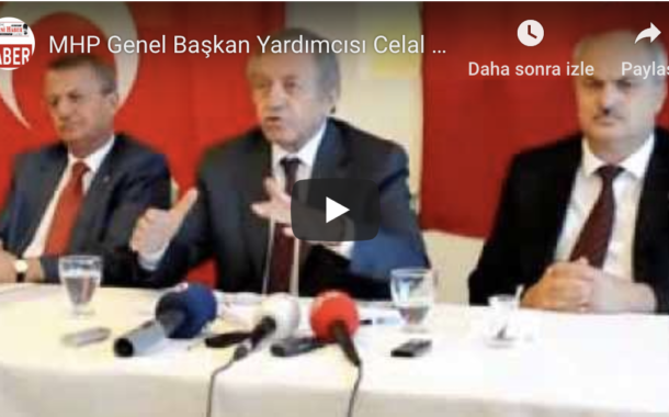 MHP Genel Başkan Yardımcısı Celal Adan Tekirdağ da partililere seslendi