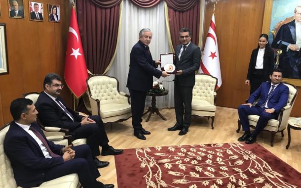 TBMM Başkanvekili Celal Adan'ın KKTC Başbakanı Tufan Erhürman'ı ziyaretleri