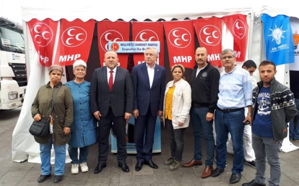 MHP EYÜPSULTAN İLÇE SEÇİM STANDI VE ESNAF VATANDAŞ ZİYARETLERİMİZ 22.5.2018