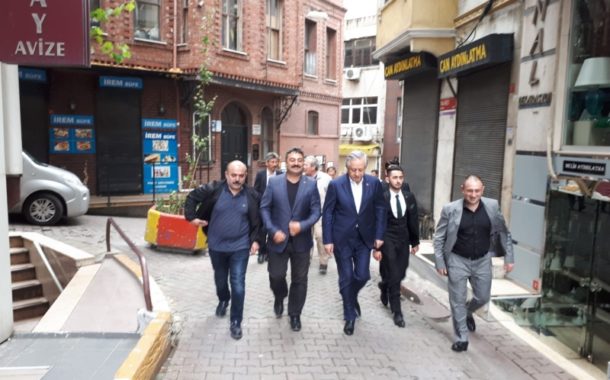 MHP İST BEYOĞLU İLÇE BŞK VE İLÇE ESNAF ZİYARETLERİMİZ