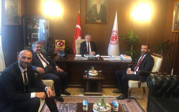 MHP Genel Başkan Yardımcımız Sayın Fethi YILDIZ Beyin ve Esenler İlçe Başkanımız Suat YILMAZ'ın makamımızı ziyaretleri