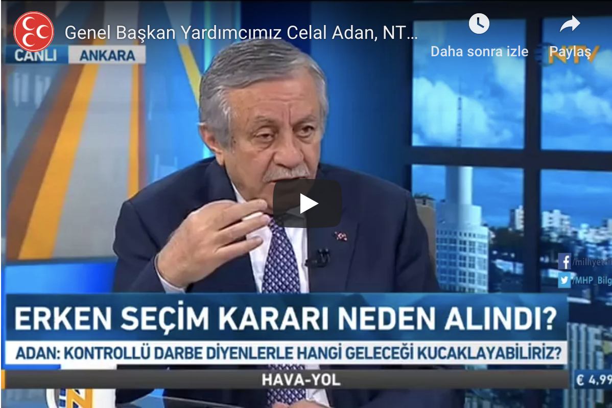 NTV GÜN ORTASI HABER Funda GÖREY KONUĞU SN Celal ADAN 19.04.2018