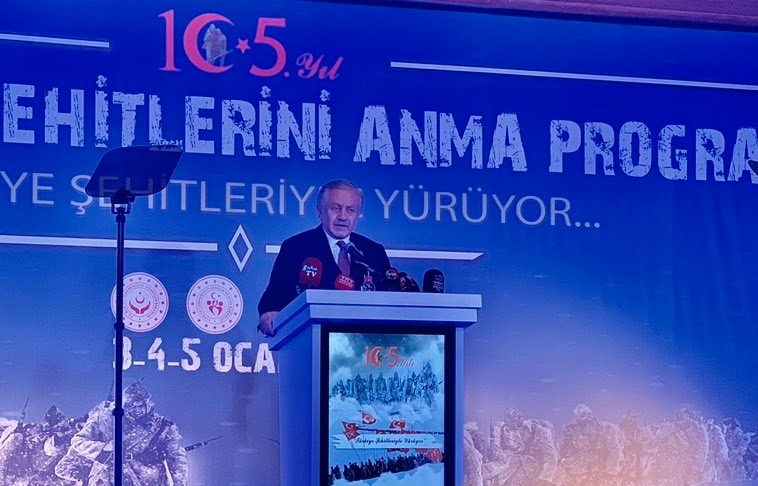 TBMM Başkanvekili Sn Celal ADAN Sarıkamış Şehitleri 105.Anma programı
