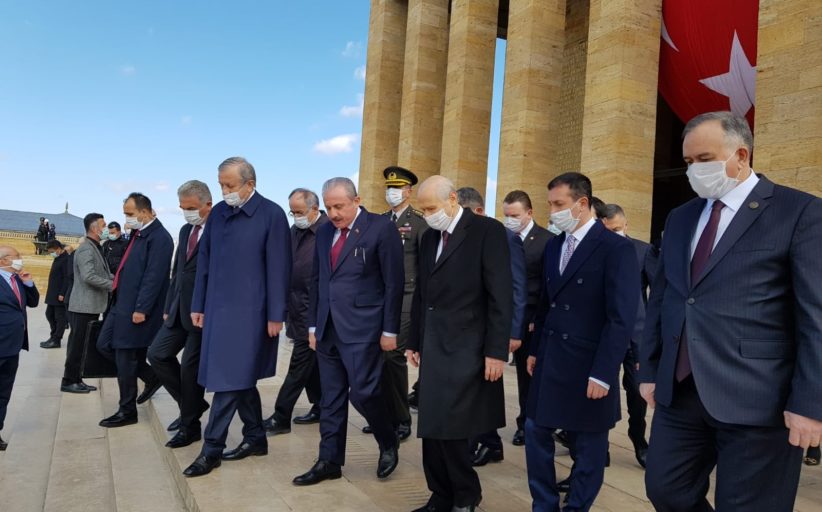 23 Nisan Ulusal Egemenlik ve Çocuk Bayramı ve TBMM’nin kuruluşunun 100. Yılı Etkinlikleri kapsamında Anıtkabir'de.